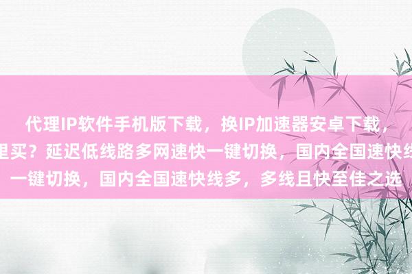 代理IP软件手机版下载，换IP加速器安卓下载，电脑版换IP地址软件哪里买？延迟低线路多网速快一键切换，国内全国速快线多，多线且快至佳之选