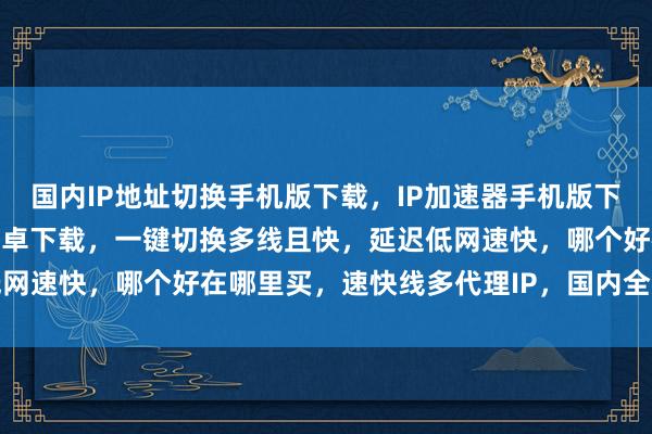 国内IP地址切换手机版下载，IP加速器手机版下载，改手机IP地址位置安卓下载，一键切换多线且快，延迟低网速快，哪个好在哪里买，速快线多代理IP，国内全国至佳之选